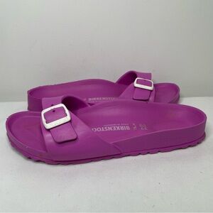 BIRKENSTOCK MADRID EVA Women's Slide Sandals Purple Rubber Upper Size 37